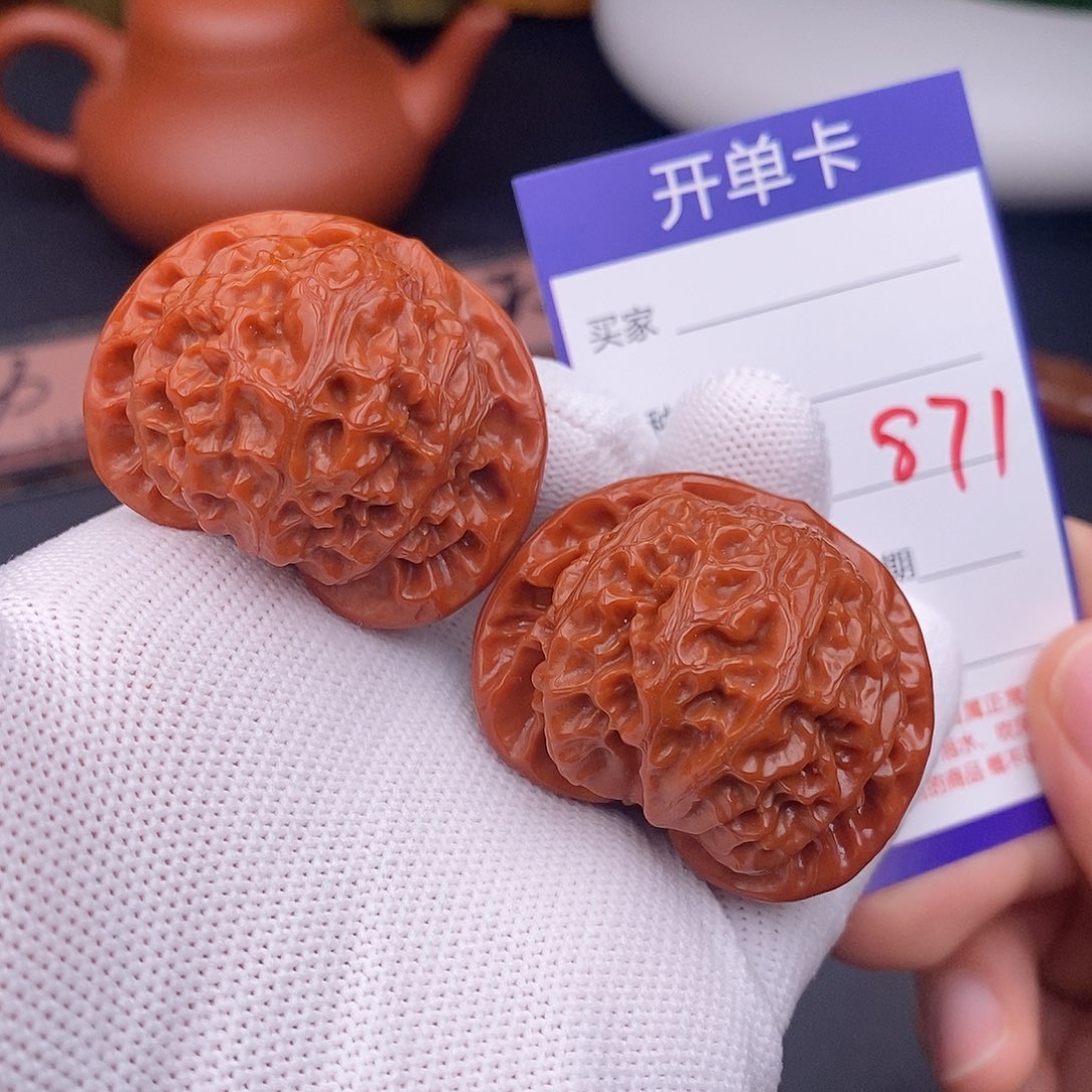 文玩核桃把件42宫灯871