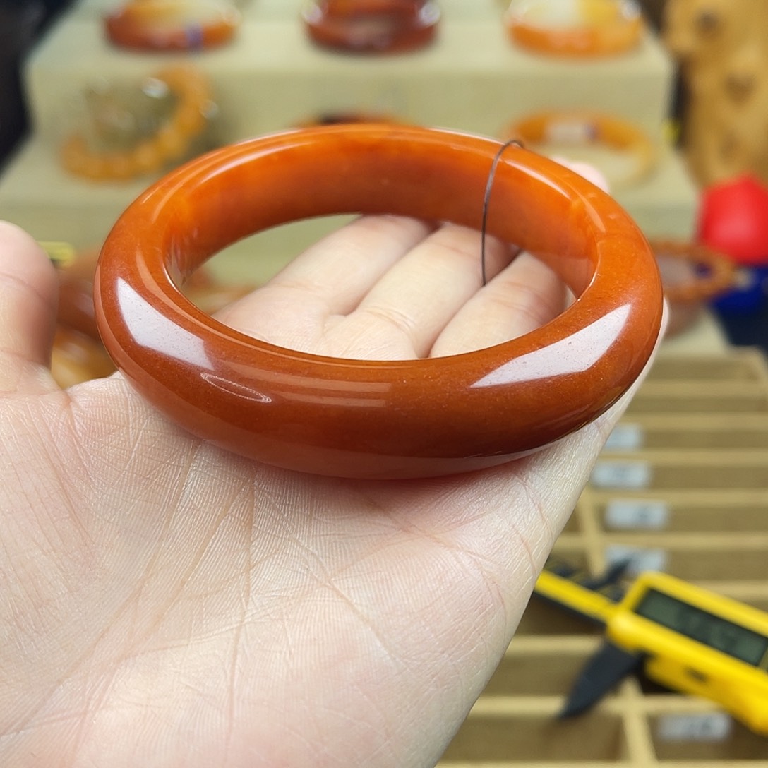 非金属无98 号茄山老油料黄龙59圈口故宫红