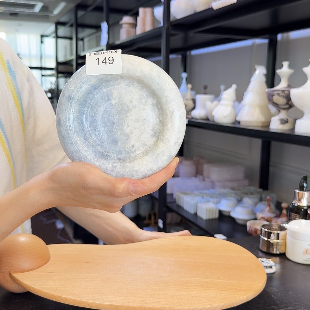 大理石149蓝水晶嘟嘟盘