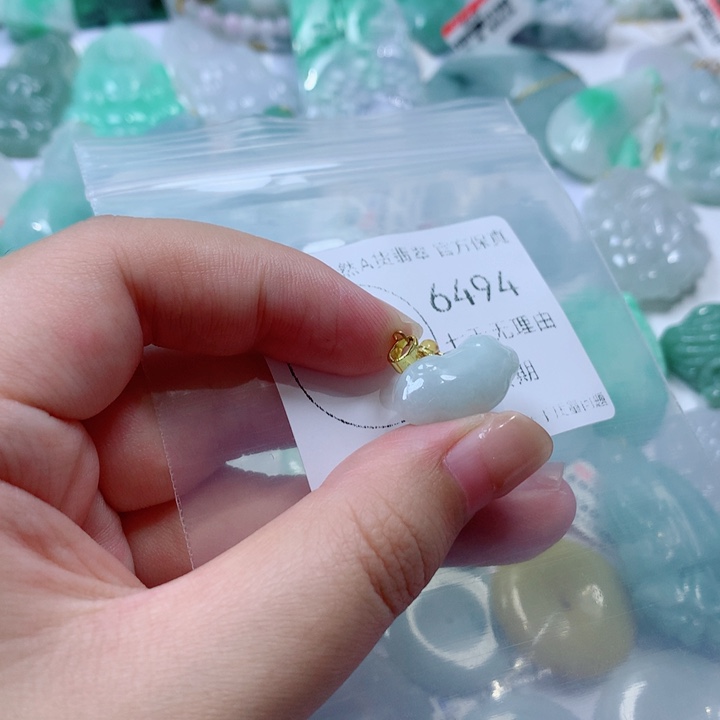 颈饰未镶嵌翡翠翡翠