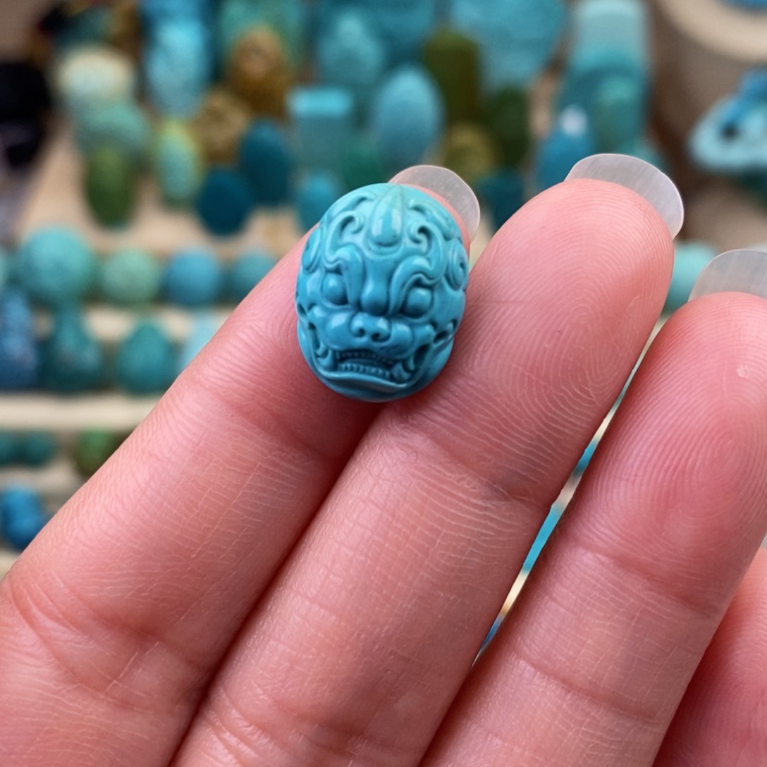 绿松石珠宝奇石未镶嵌