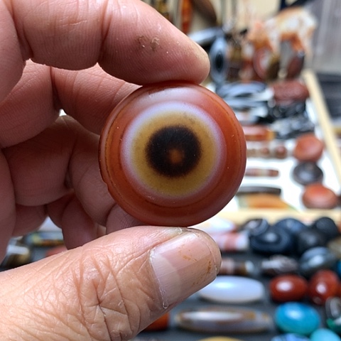 玛瑙/玉髓颈饰合金