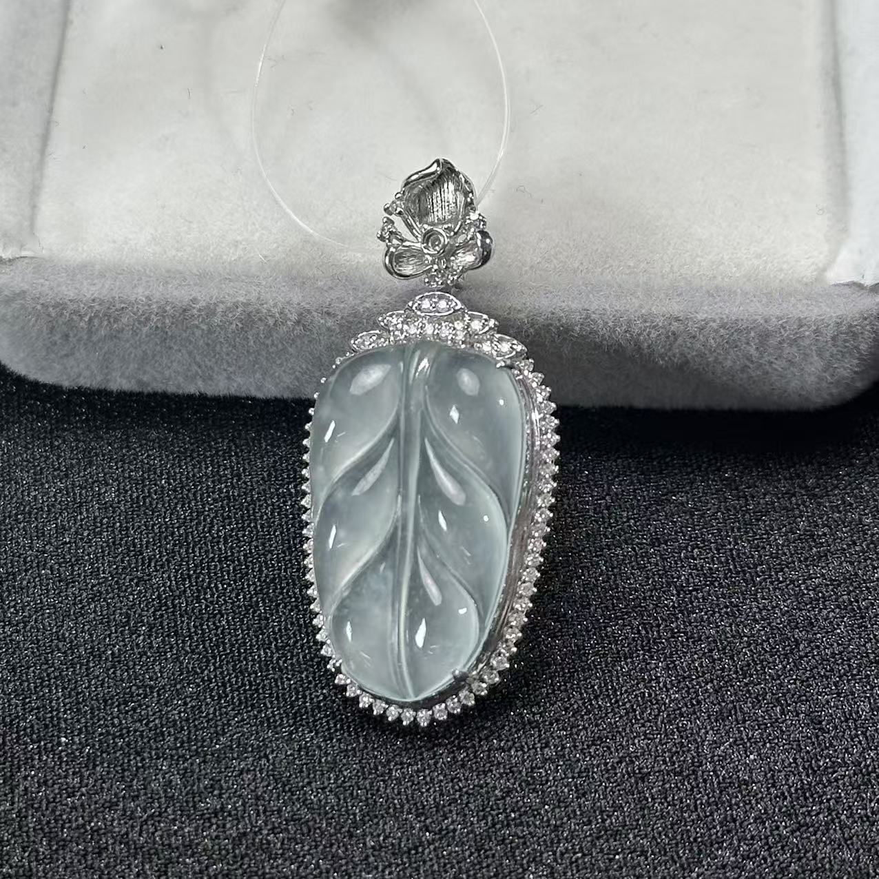 【睿泽鉴宝】18K翡翠吊坠  FZB0118-565