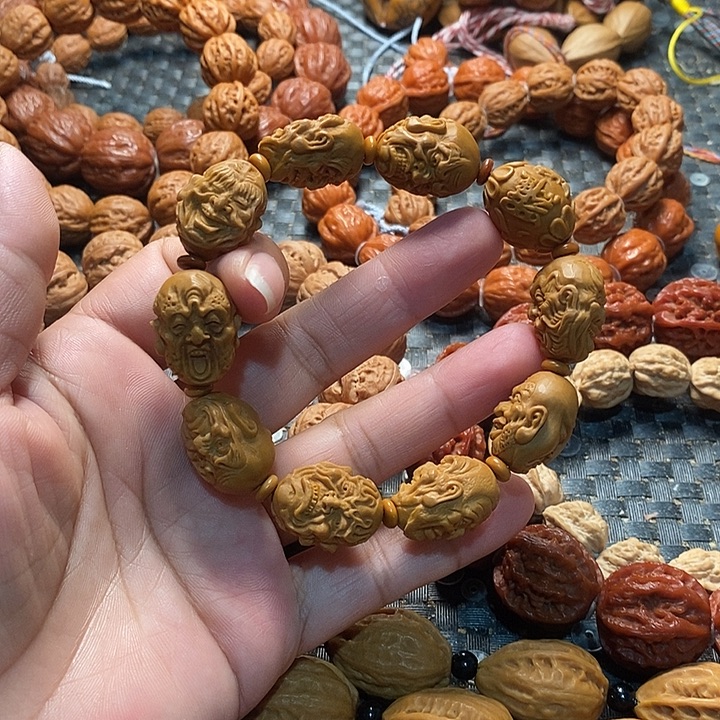 辞***忧手串文玩核桃橄榄十八罗汉