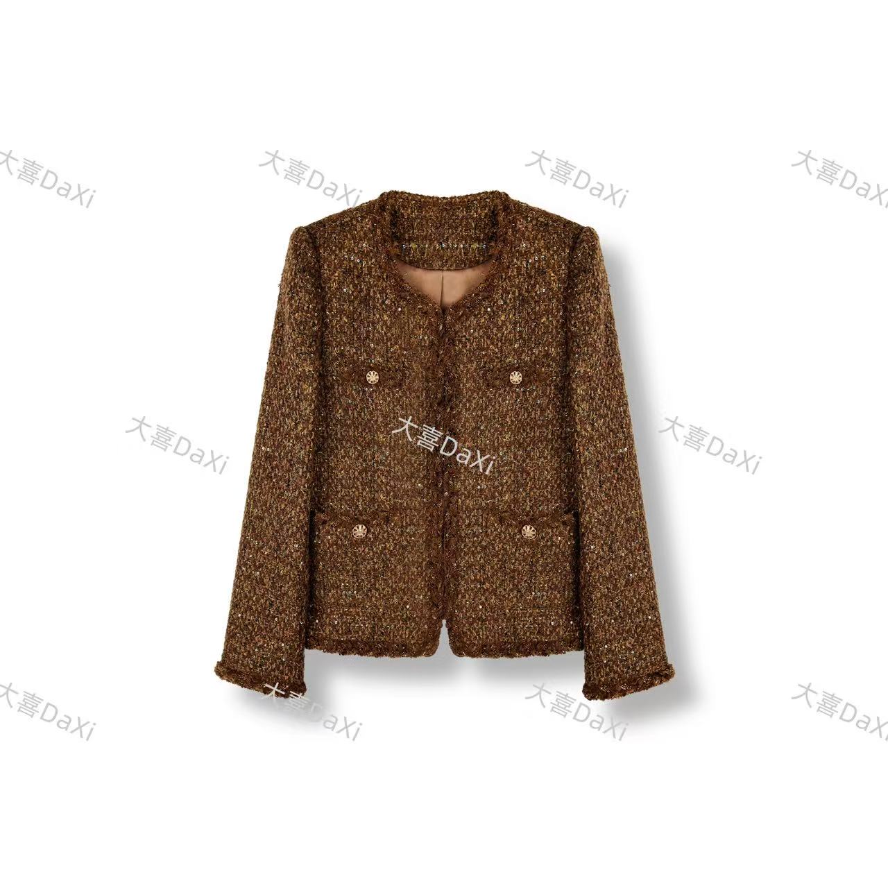 【大喜】秋冬气质时尚法式小香风外套【25J143C085-537】