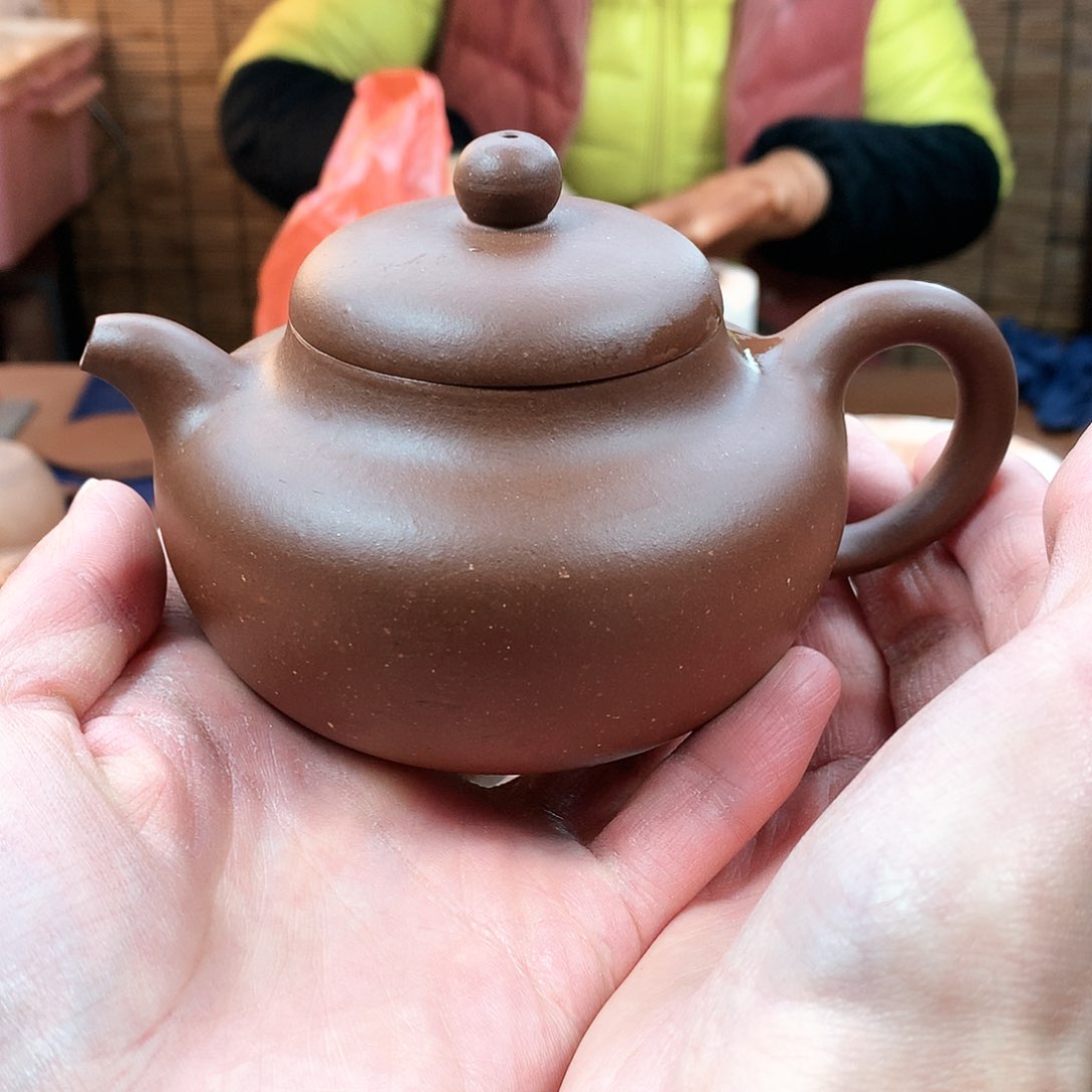 紫砂茶壶微瑕疵 不 退 不 换 柿园 紫泥 250cc 
