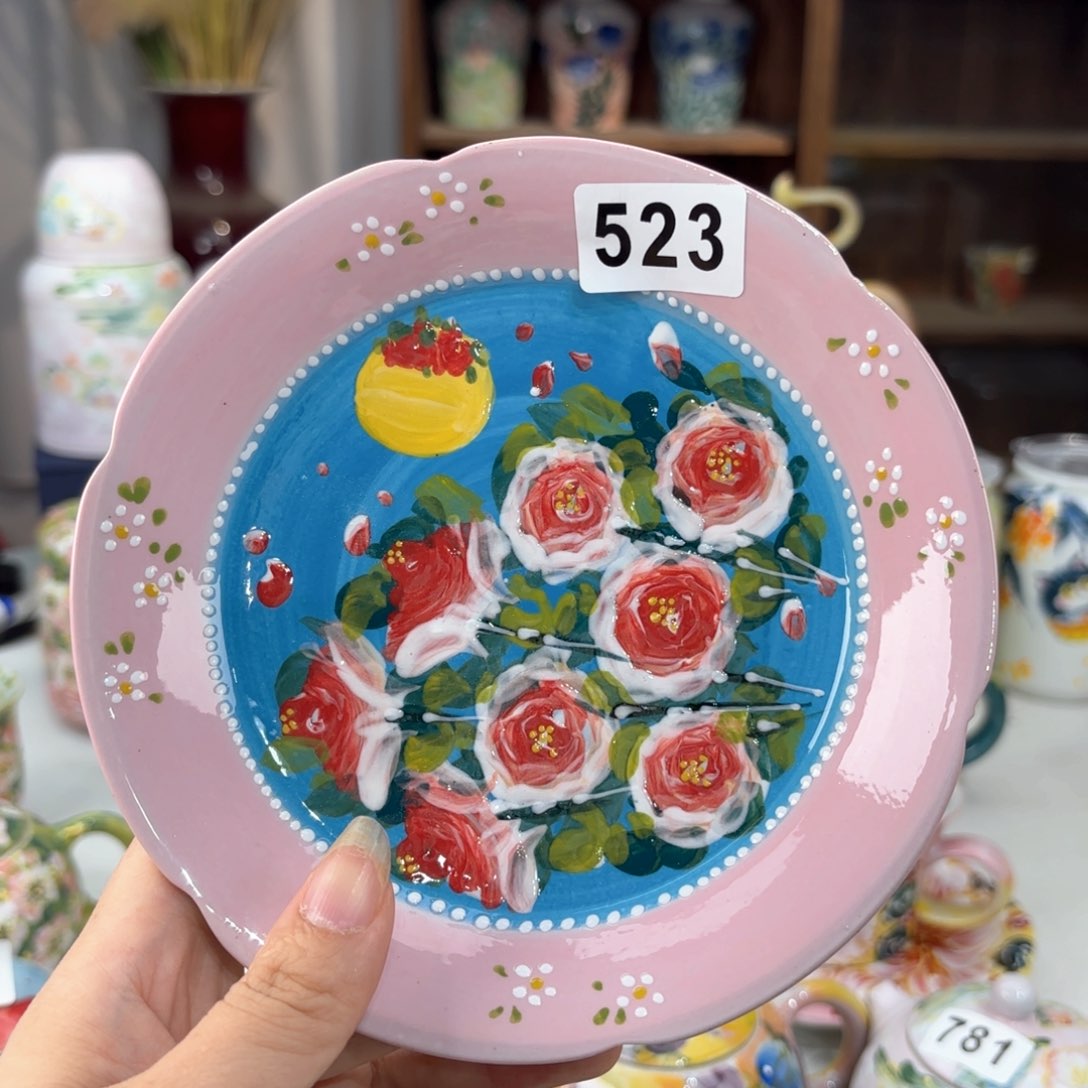 景德镇手绘高温釉下彩陶瓷茶具
