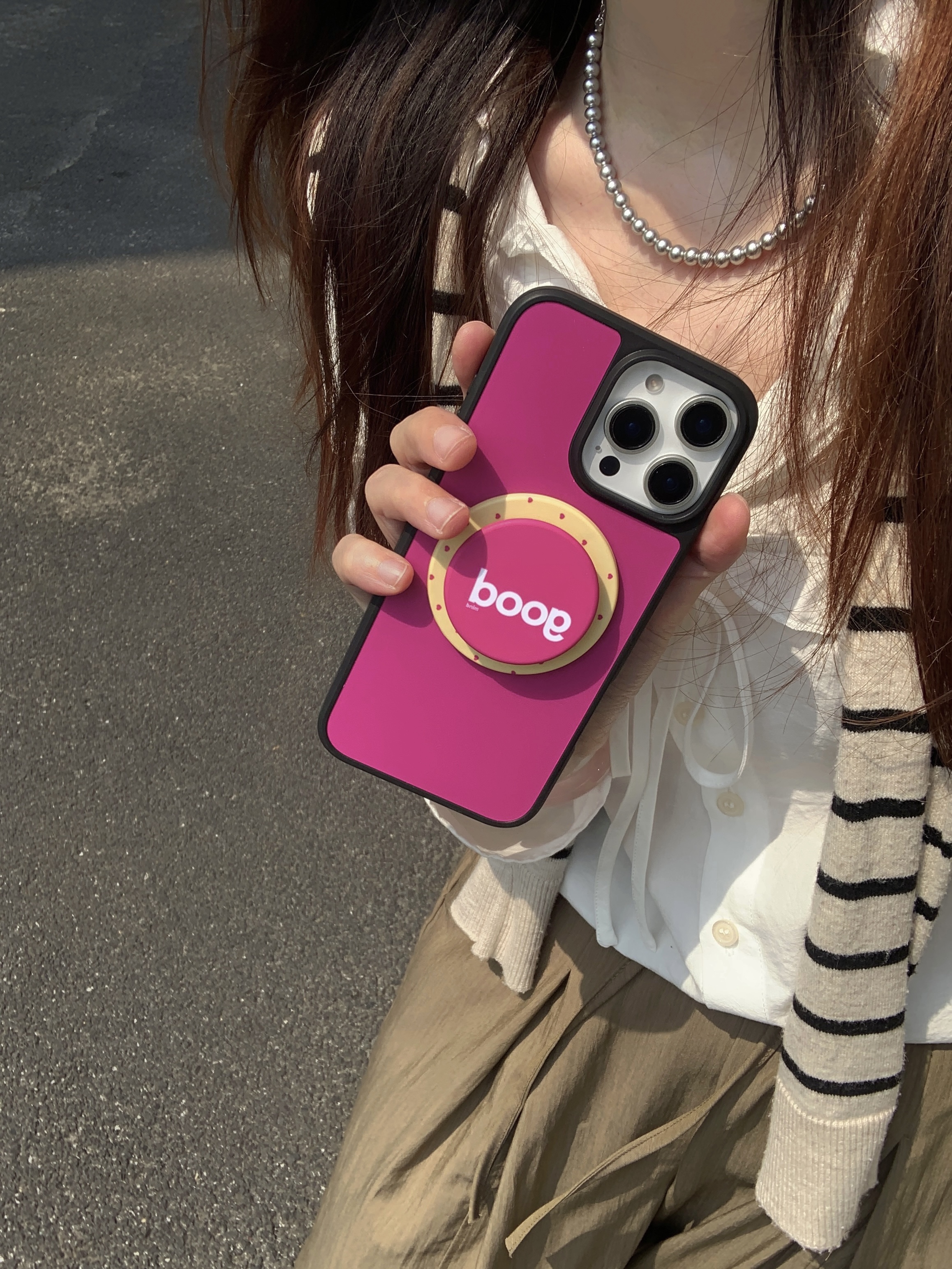 小众GOOD磁吸支架适用于苹果全系列手机创意防摔手机壳