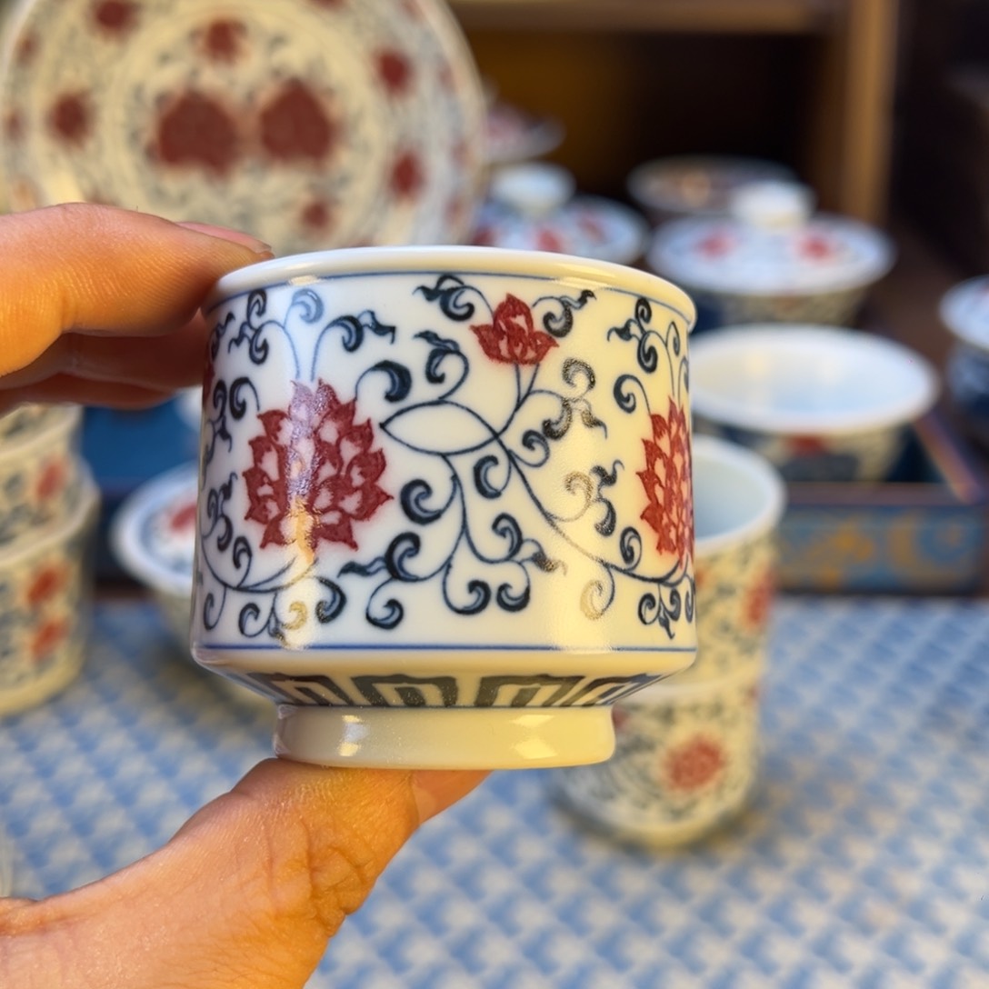 摆件景德镇手工手绘