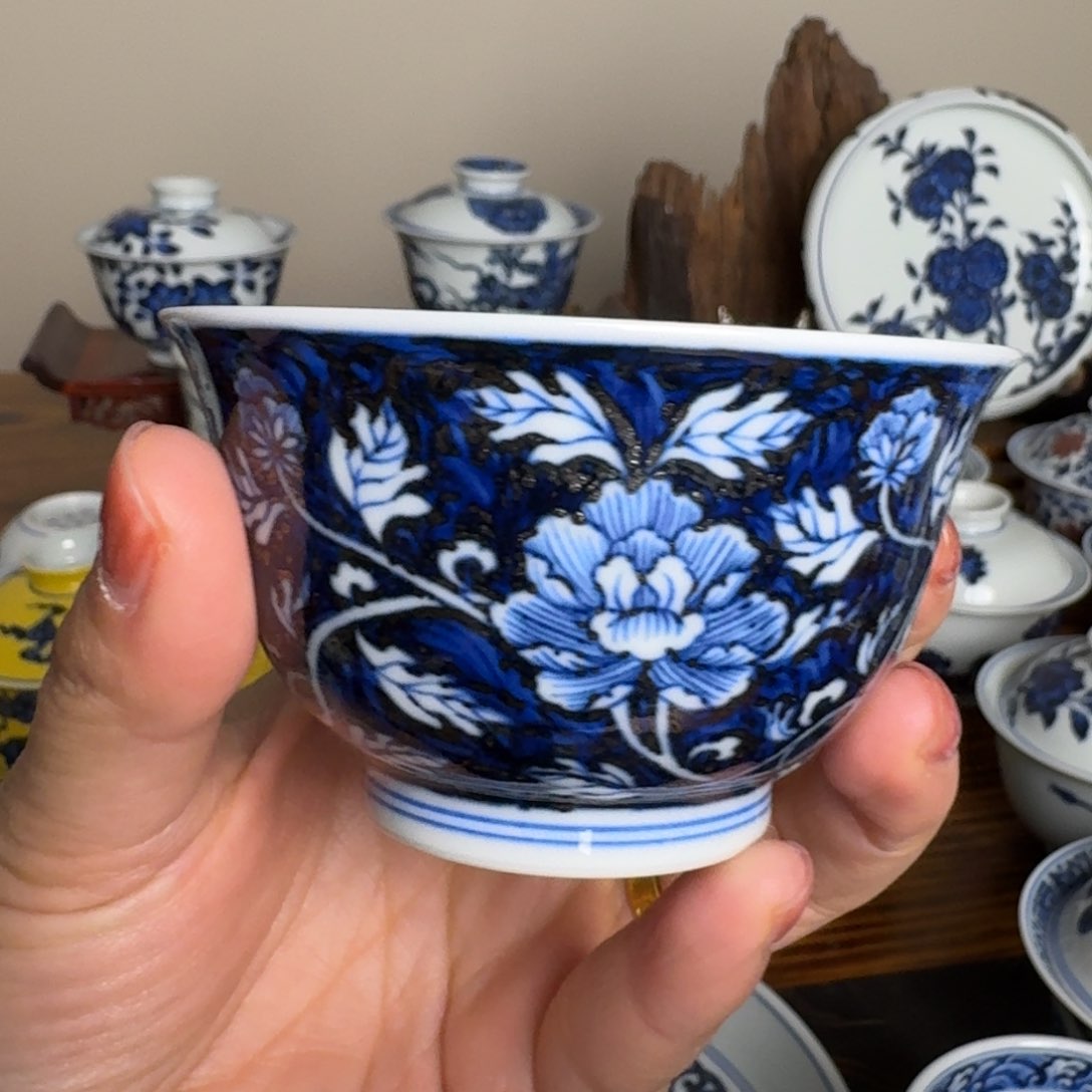 摆件景德镇雯华堂杯杯