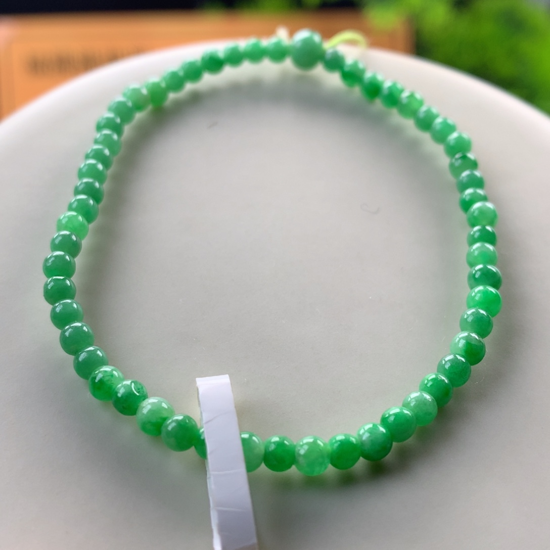 翡翠未镶嵌手链卡3.5