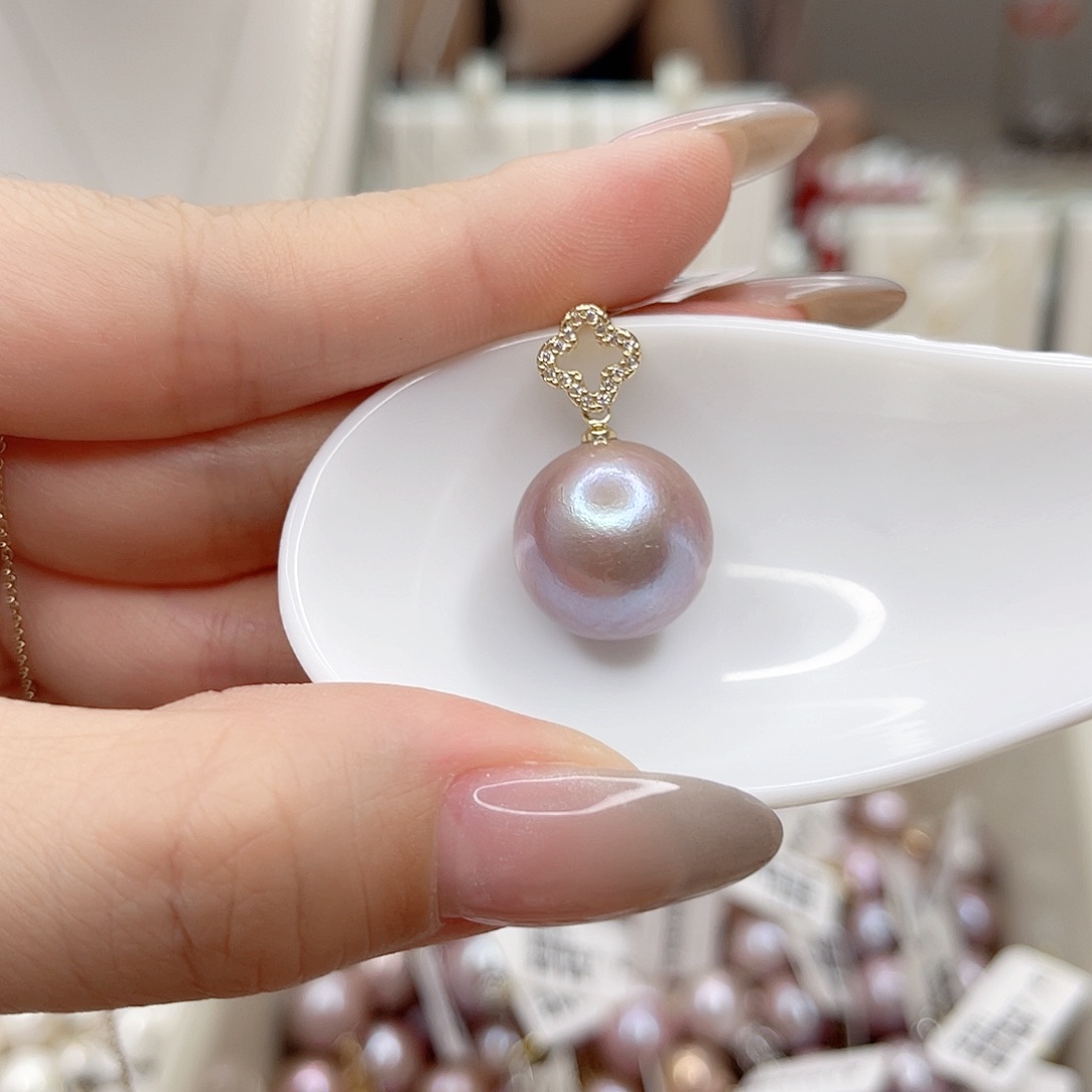 淡水珍珠合金吊坠(赠链)