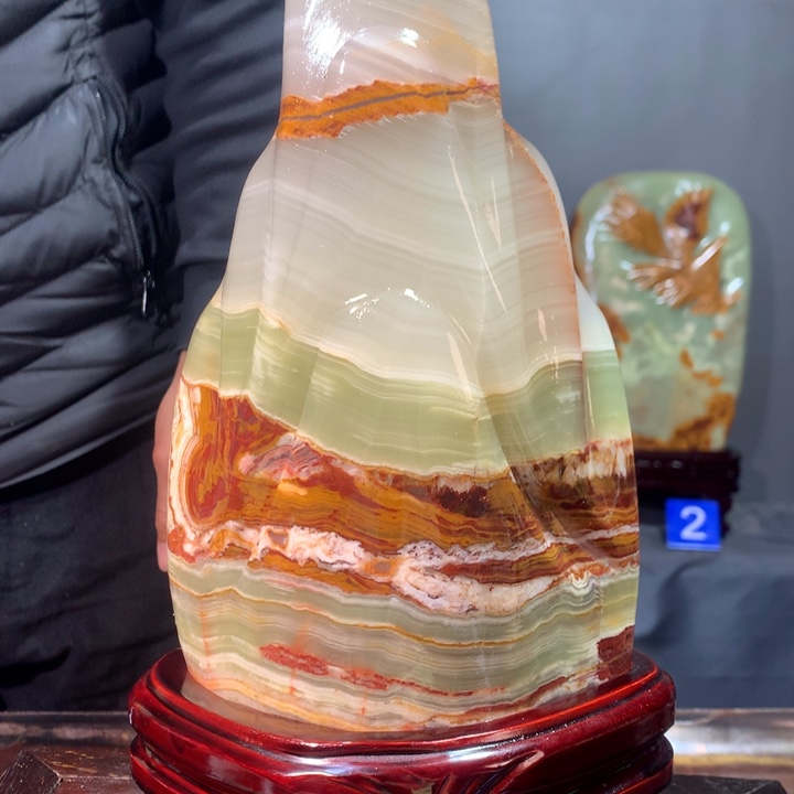 石材天然原石摆件