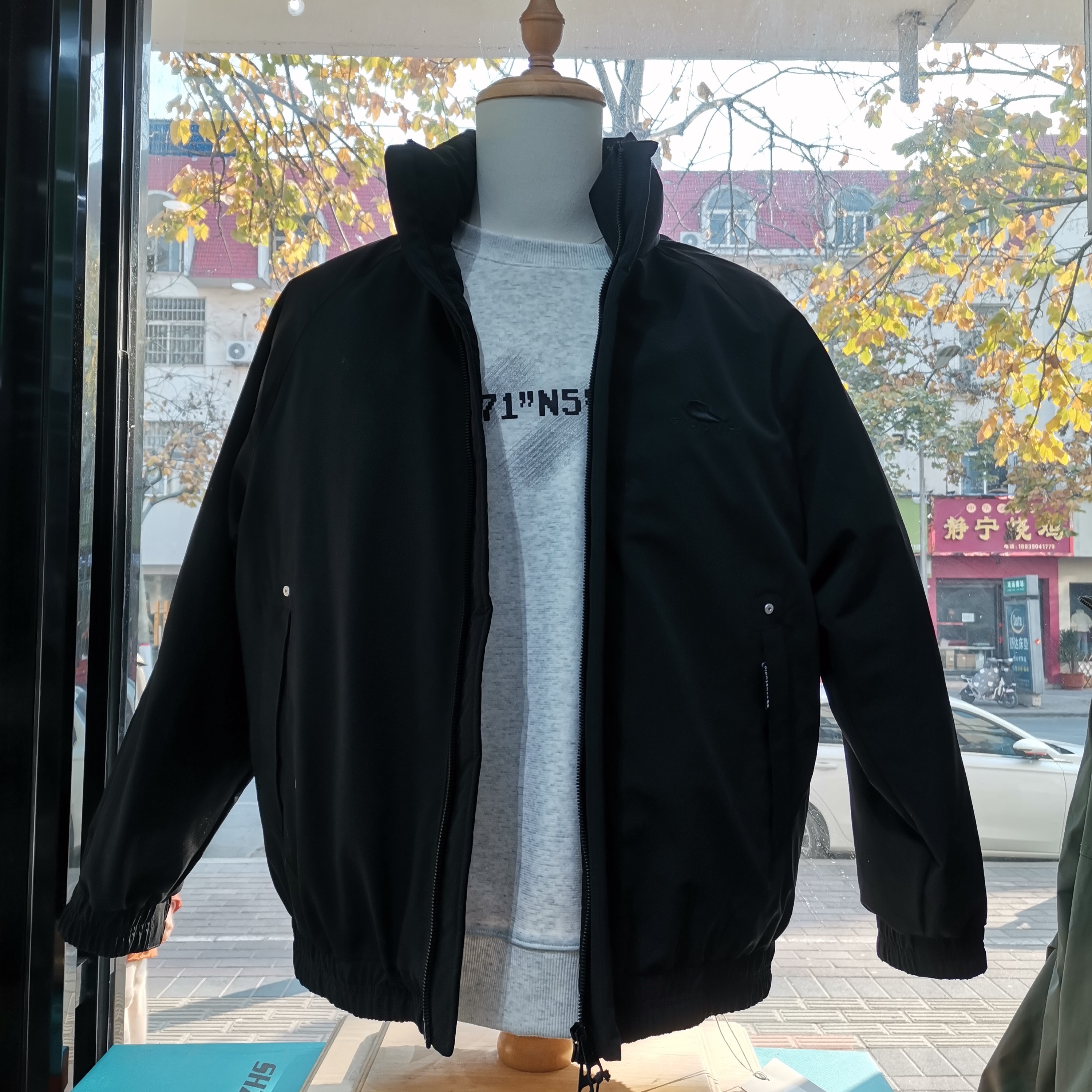 冬季男士复古美式立领户外防风御寒潮流羽绒服99628