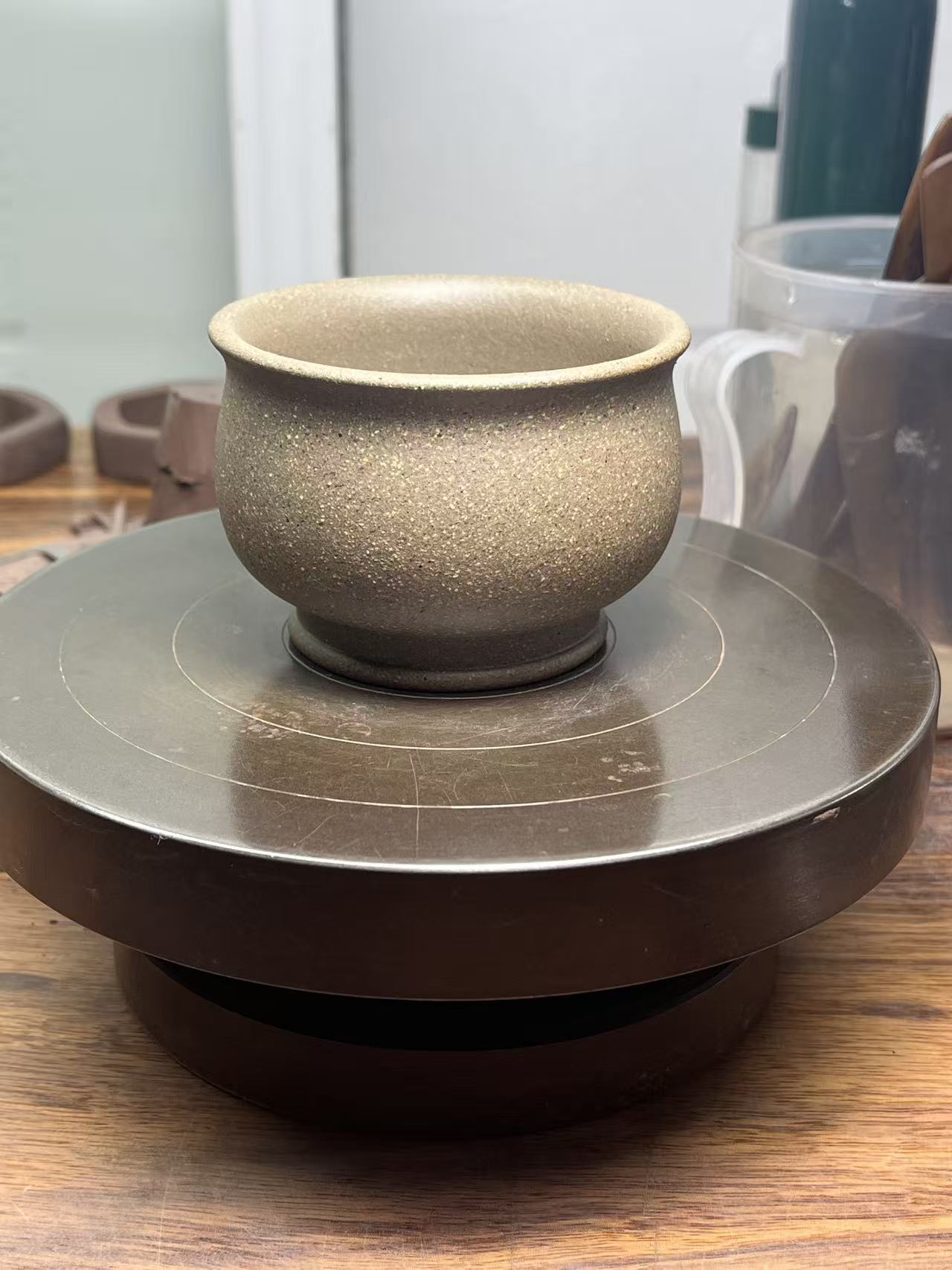 宜兴青段粗砂压手功夫茶杯高端便携主人客人杯170cc