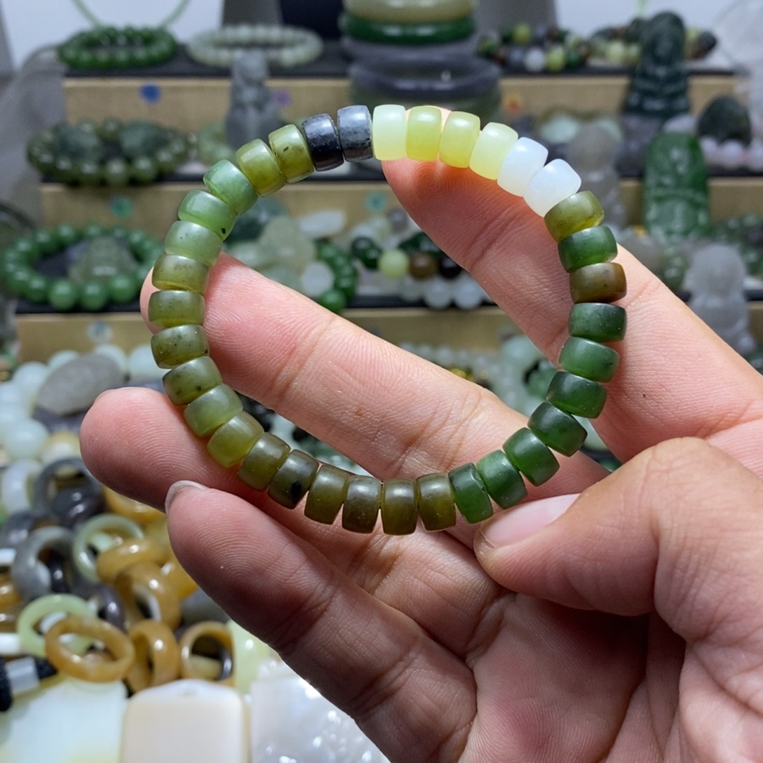 和田玉手链未镶嵌