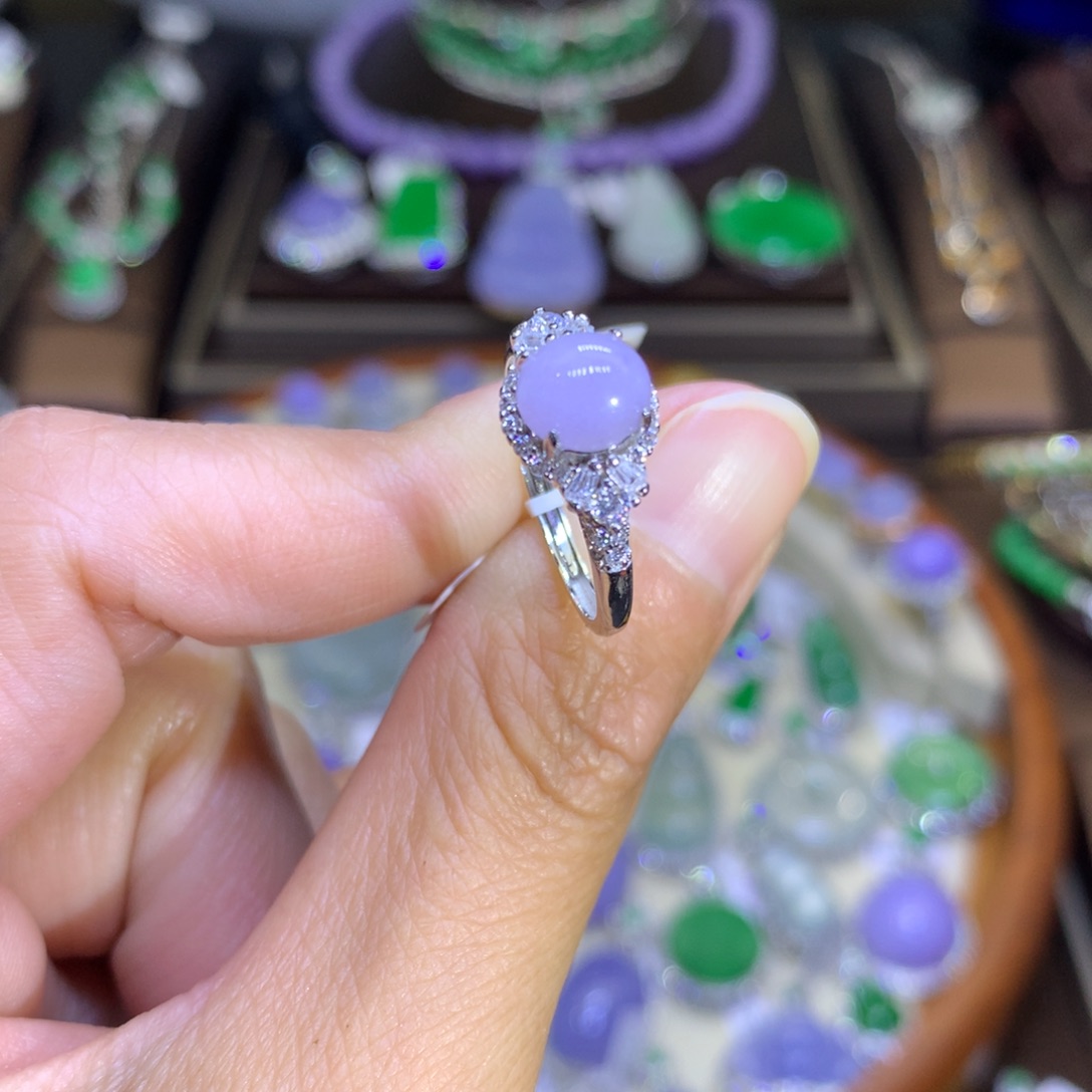 翡翠颈饰银S925镶嵌翡翠