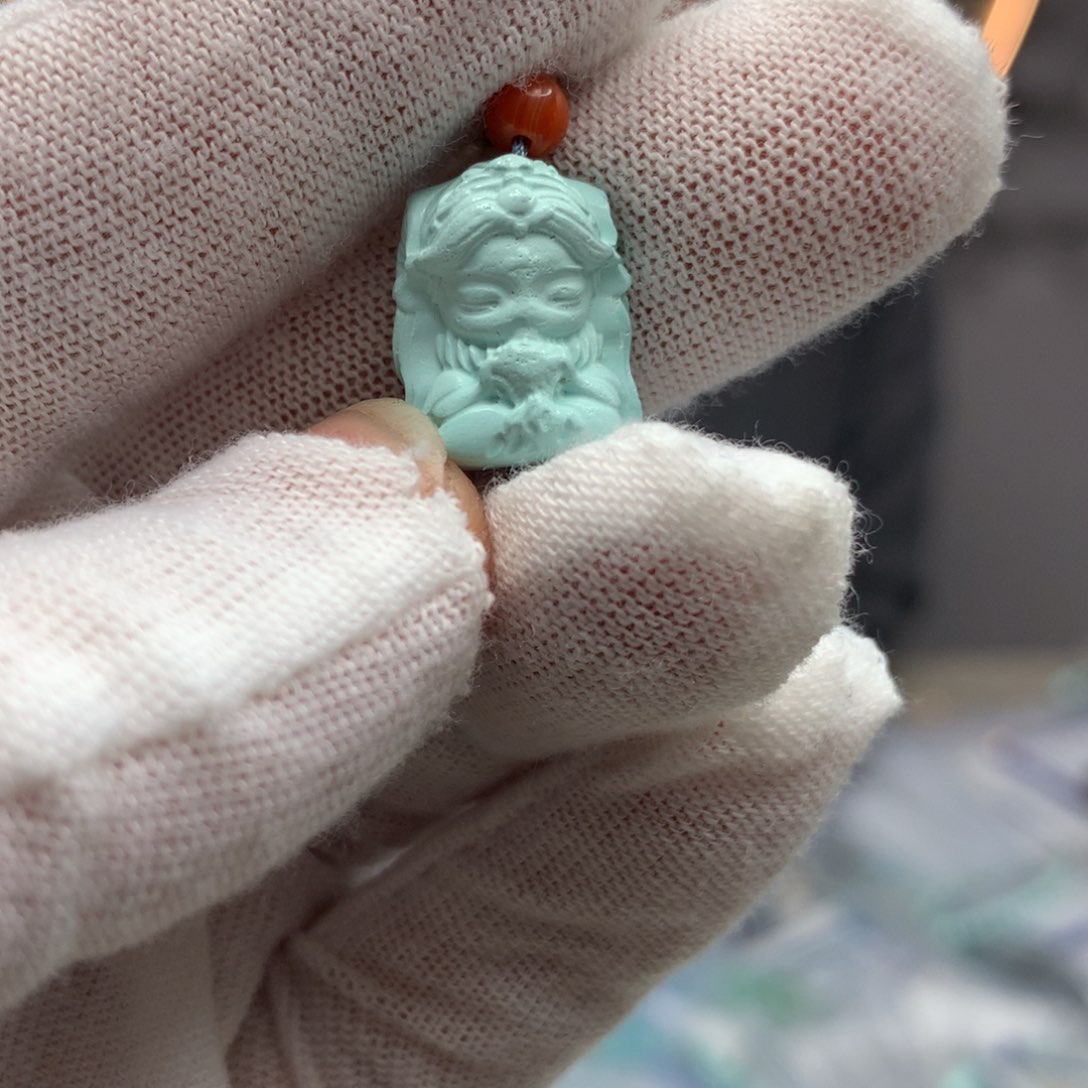 绿松石挂件未镶嵌