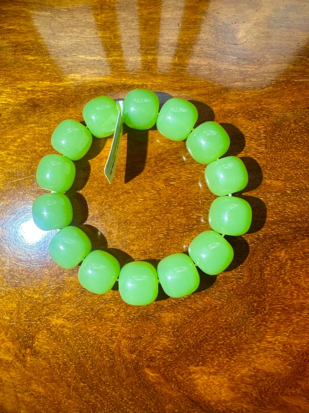 YS0322老田家晴水绿玉手串（无礼盒）