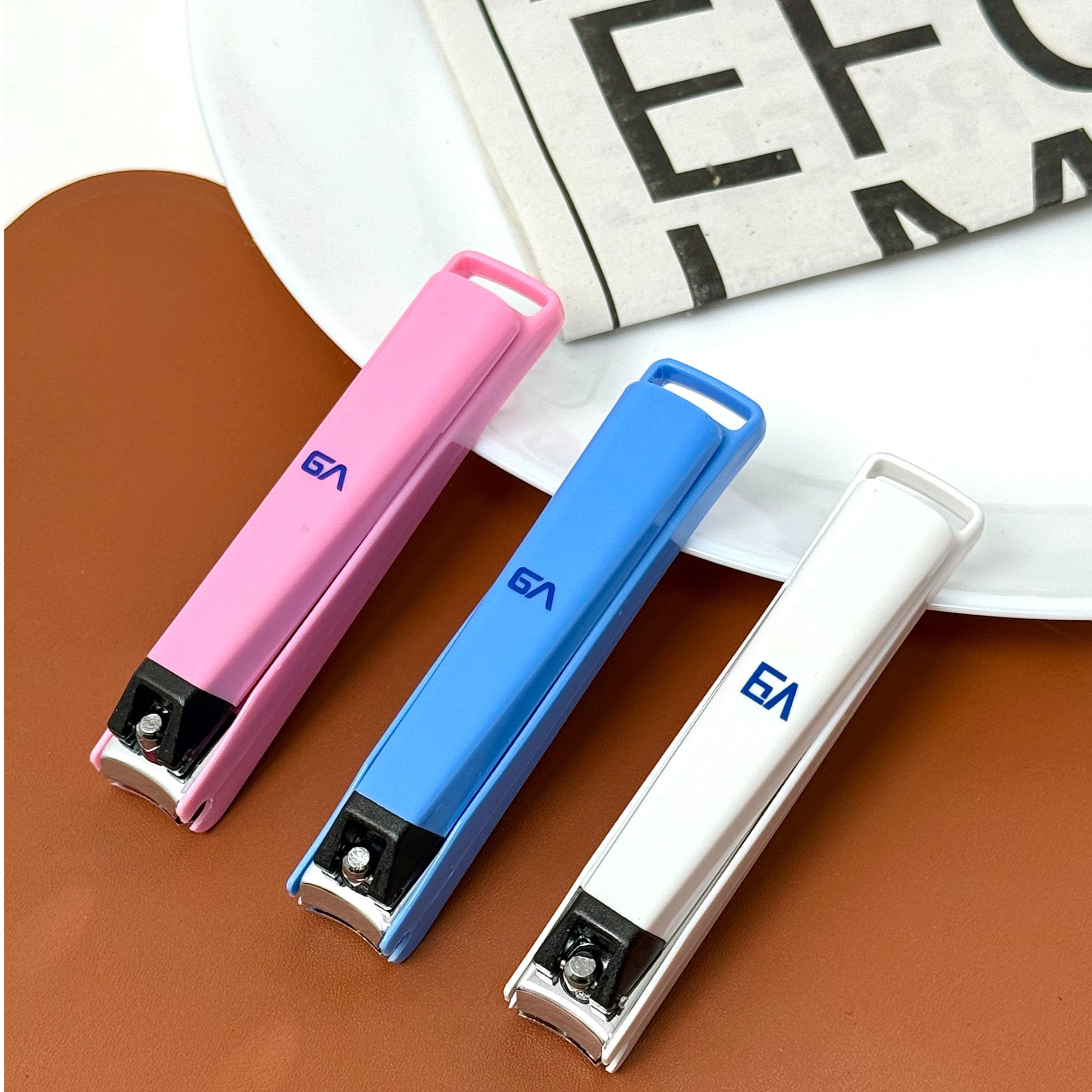 精致女性专用防飞溅指甲刀出口品质颜色随机发