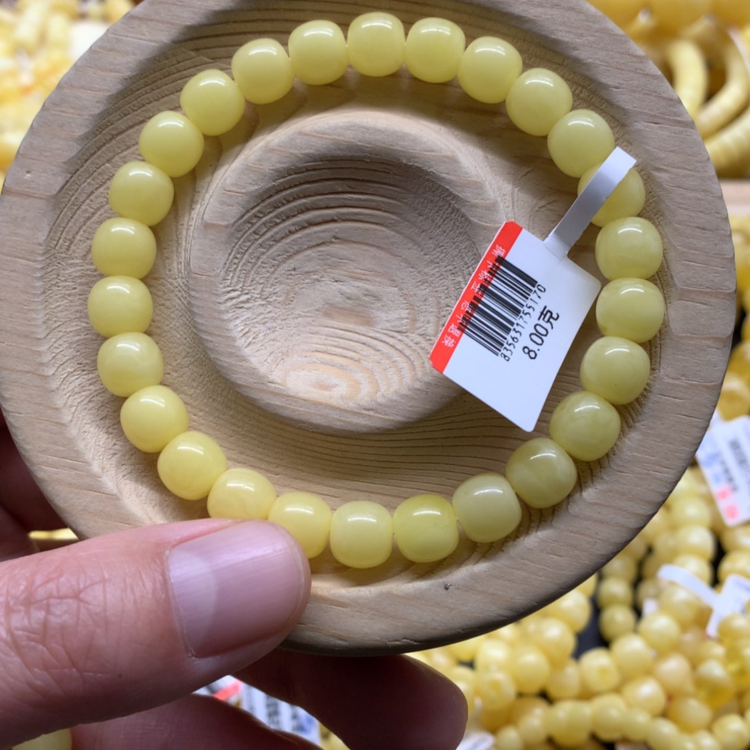 蜜蜡手链未镶嵌蜜蜡