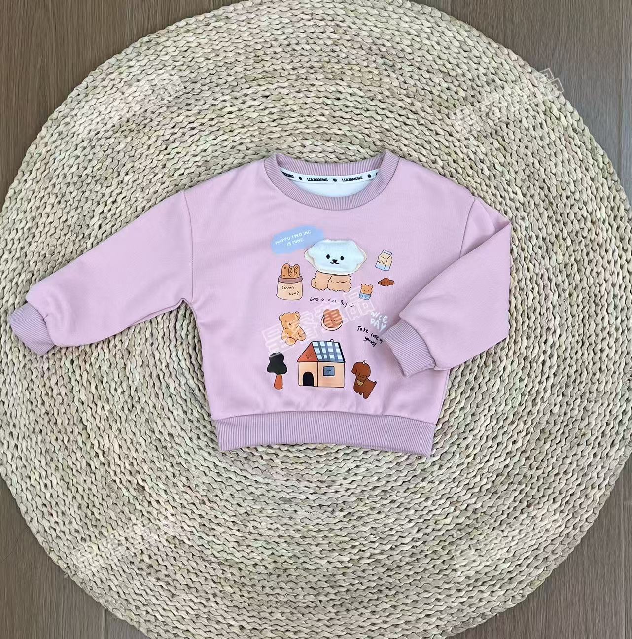 女童卫衣春秋常规款套头韩版百搭秋季卫衣