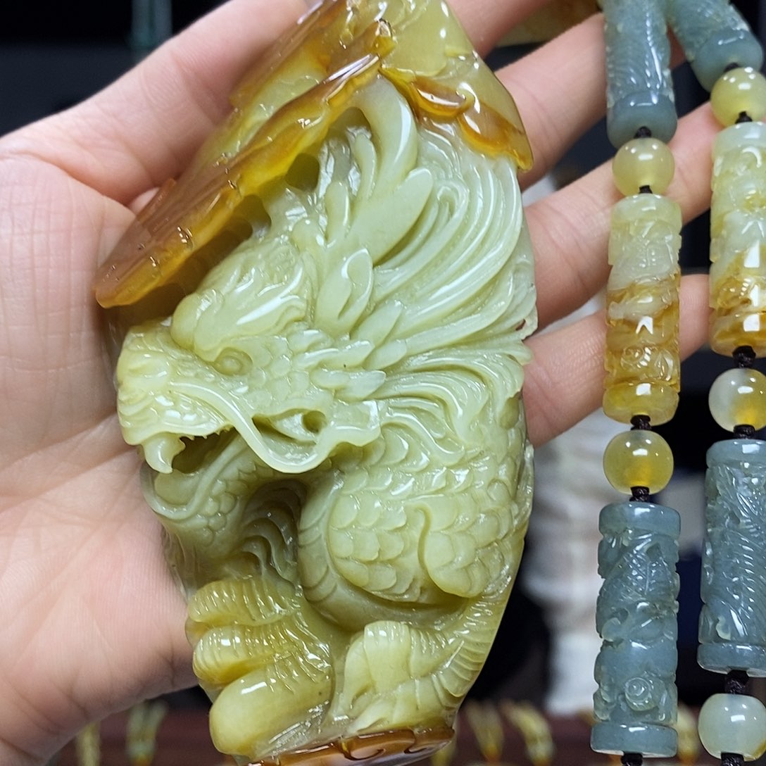 岫玉挂件吊坠手把件未镶嵌