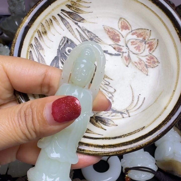 J***台瓷片新号开播挂件一个