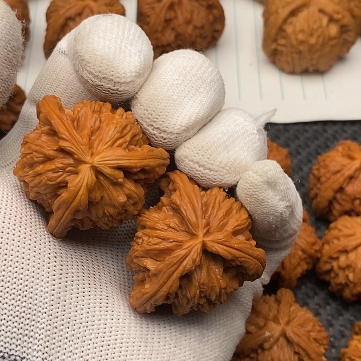 华***.手串/手链核桃拼接白狮子15