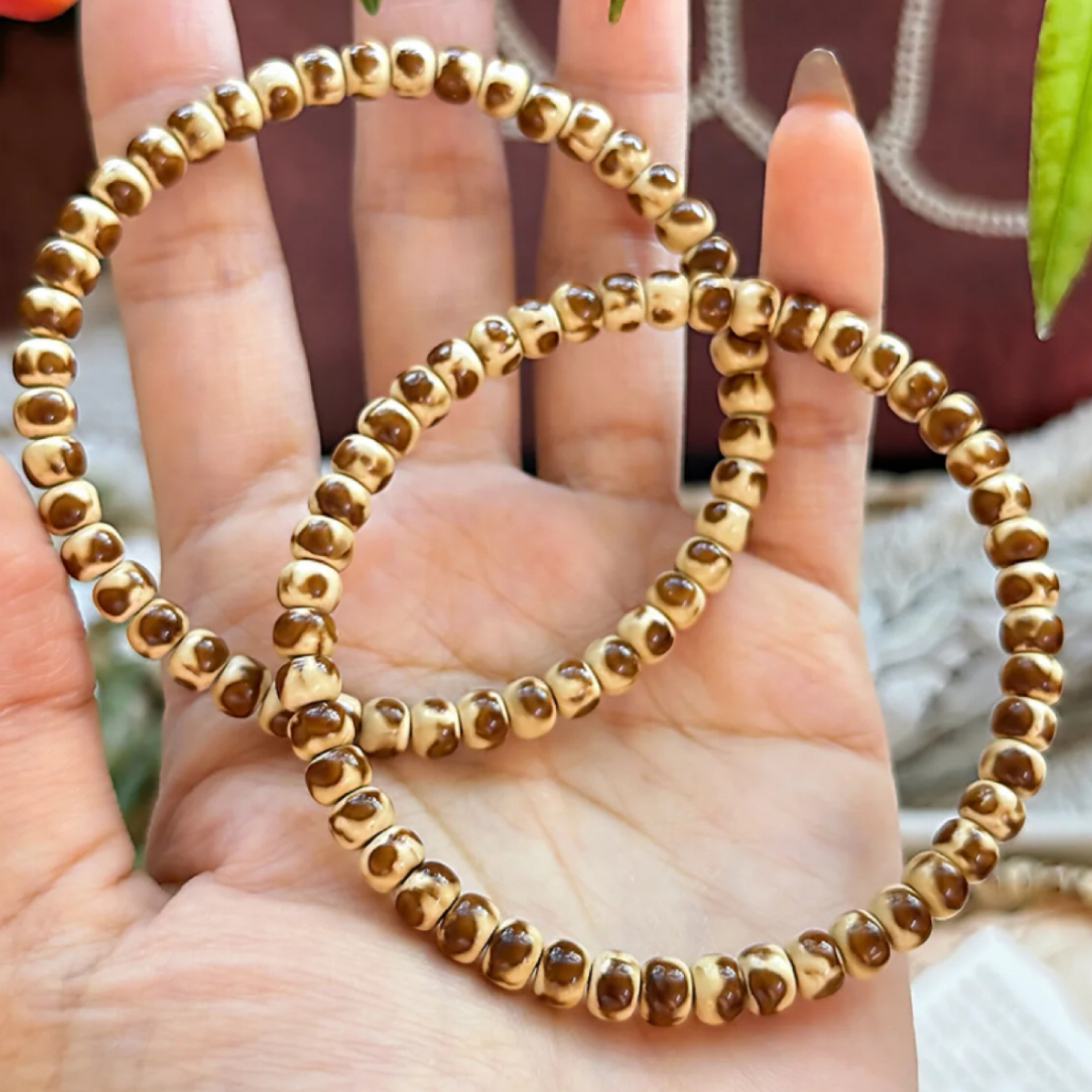 6.6紫金鼠鼠尖纯肉三花奶油鼠精品高货解压手串