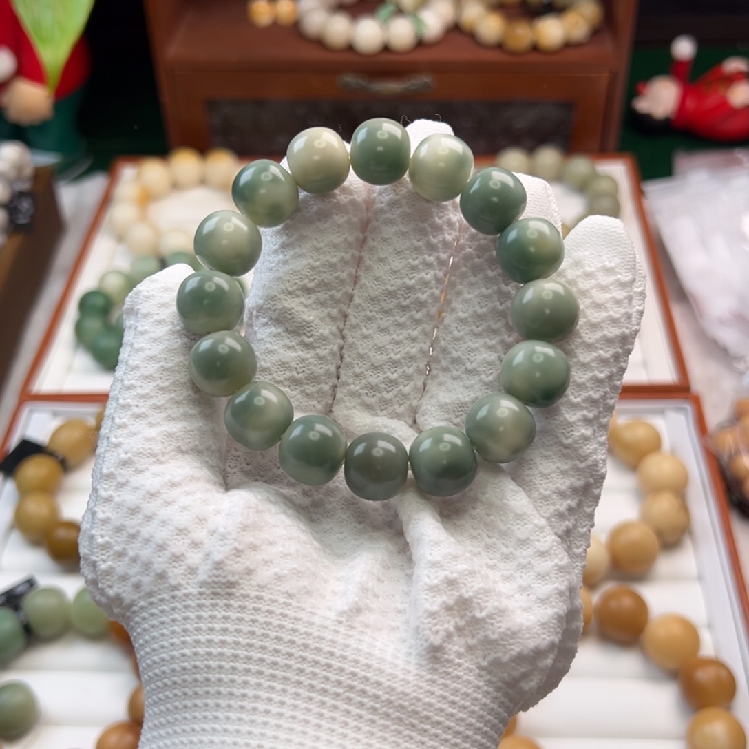 菩提根/象牙果手串卡14苹果微瑕