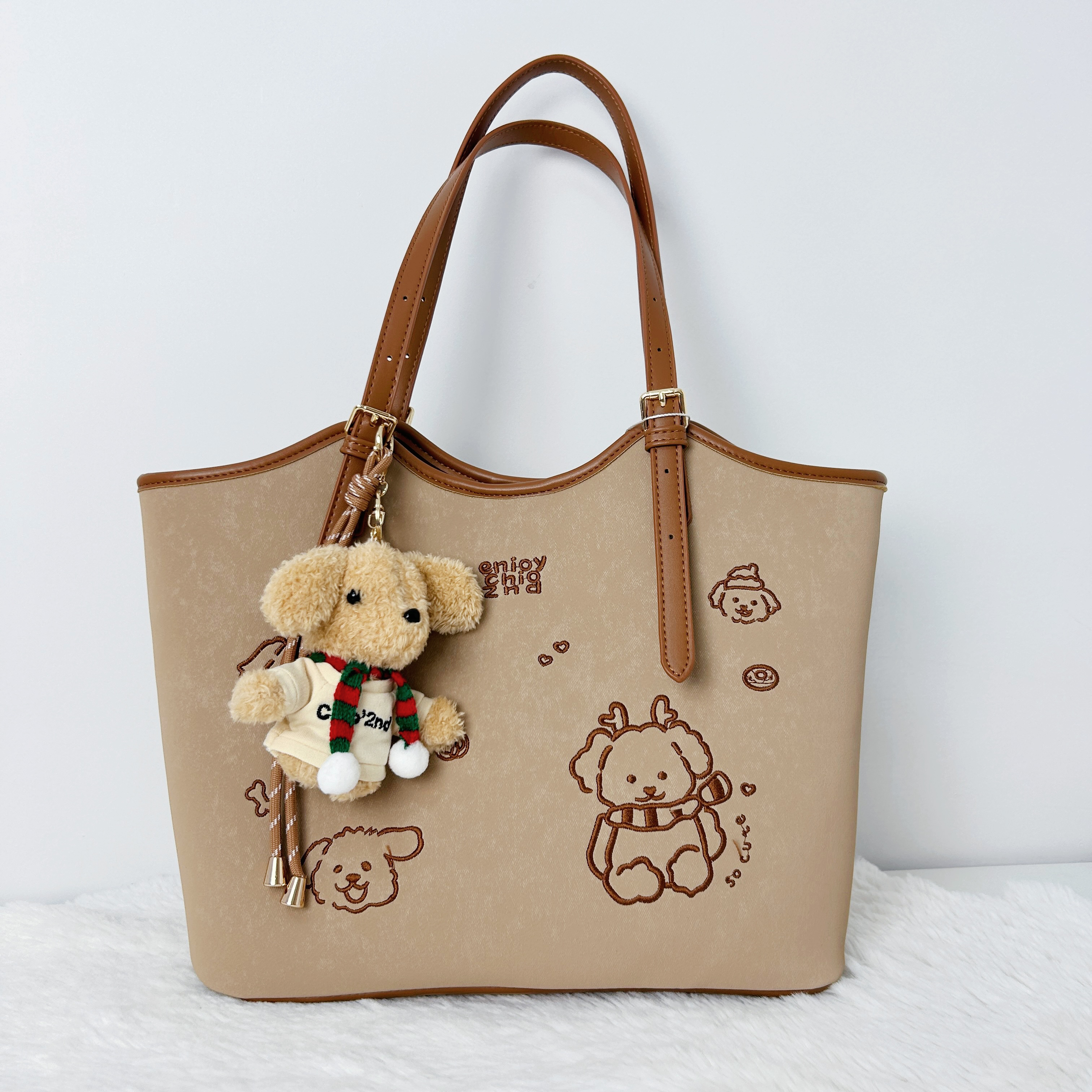 南家上新姜饼乐园托特包包女通勤大容量手提单肩包休闲