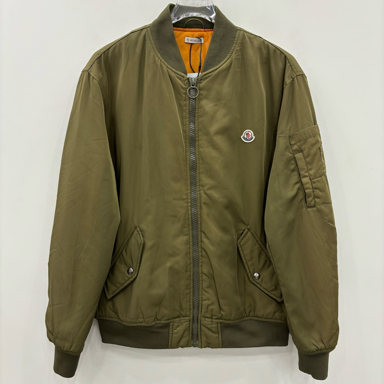 99新 MONCLER （jp）wz 纯色刺绣夹克外套/尺码XXL//编号6868