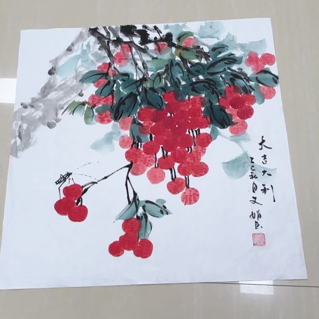 国画国画作品多次