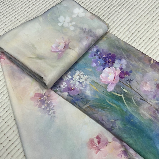 M（蝴蝶兰）尺寸2.5米✖️2.4米长绒棉数码床单亲肤舒适