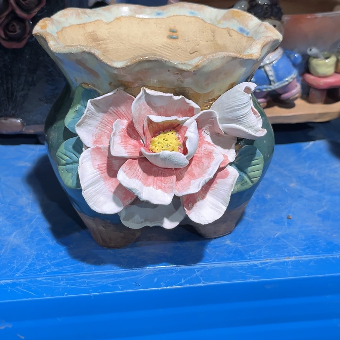 ^***笑20 号陶然花器多肉植物手工花盆