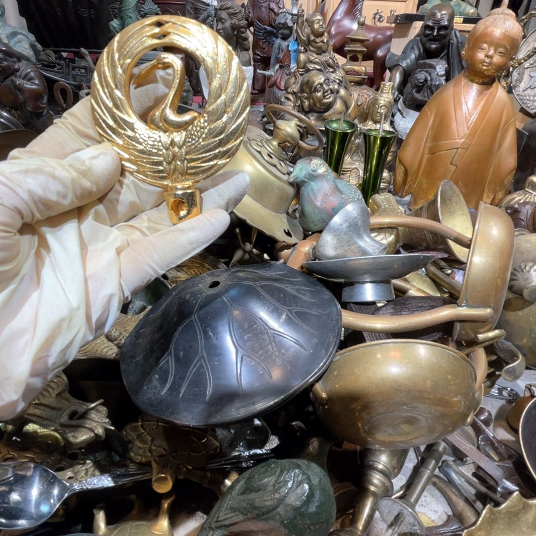 大阪回流铜器摆件15