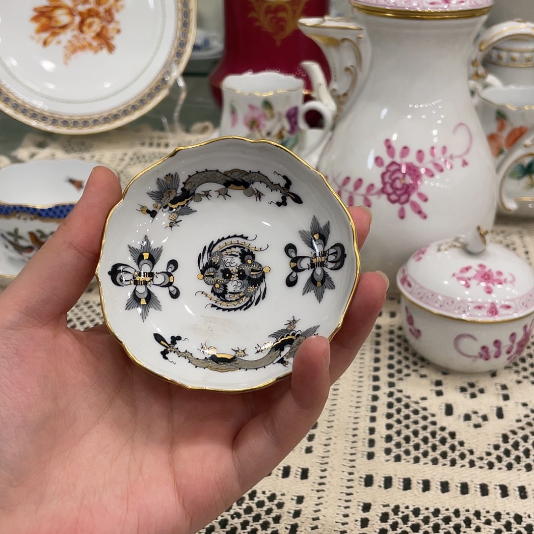摆件中古一等小碟子