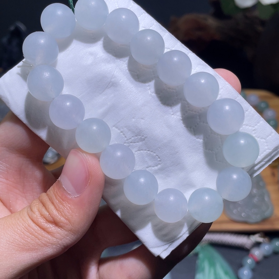 定制翡翠未镶嵌手串卡11.6