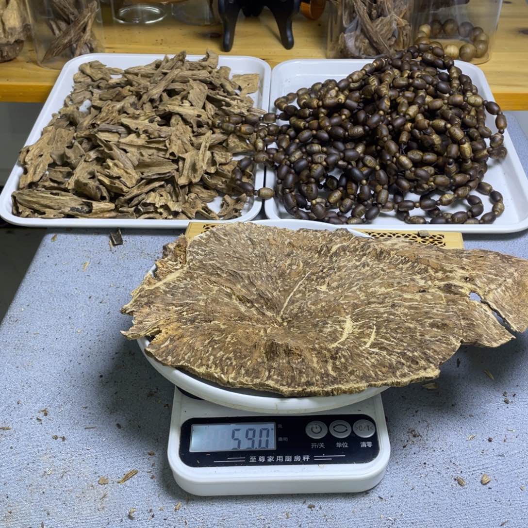 沉香碎屑沉香海南老板头59克