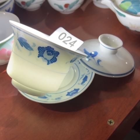 醴陵高温瓷釉下150毫升手绘