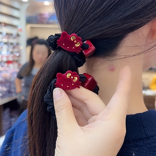 三醋酯纤维组合头绳-12