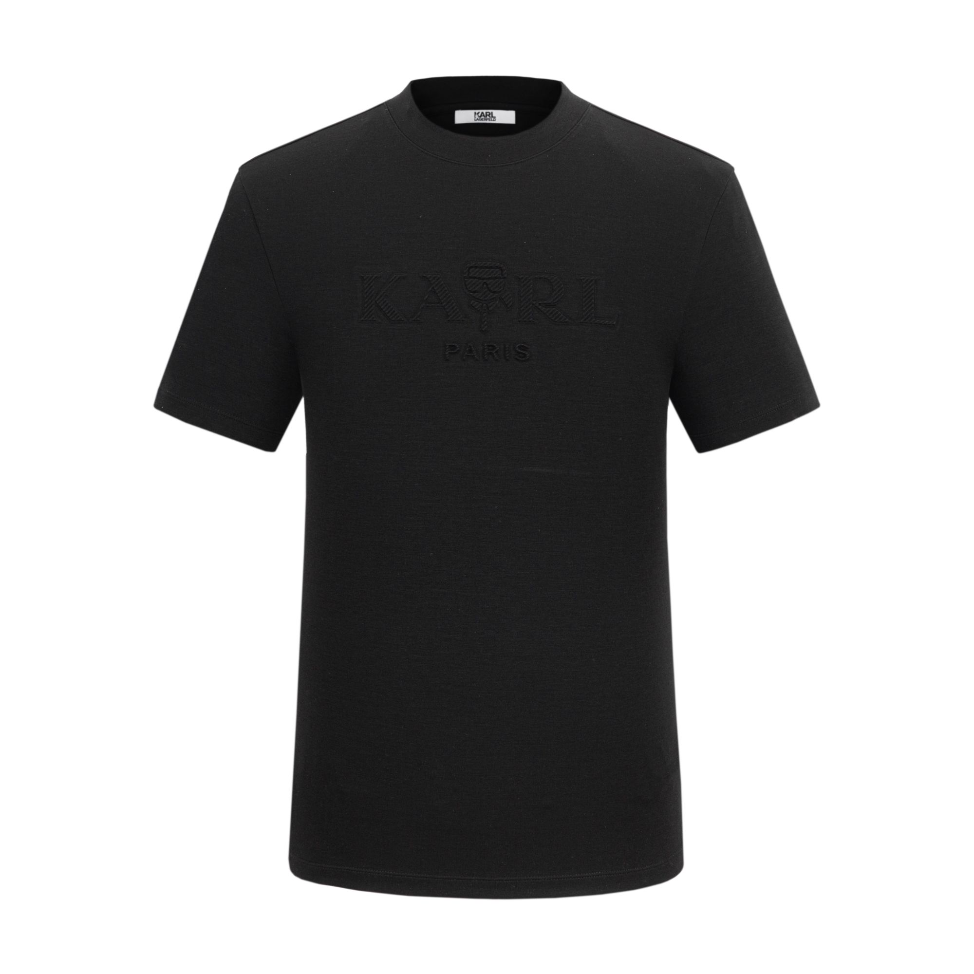 【卡尔男装】KARL LAGERFELD/夏季印花圆领弹力字母T恤1K1E50602246