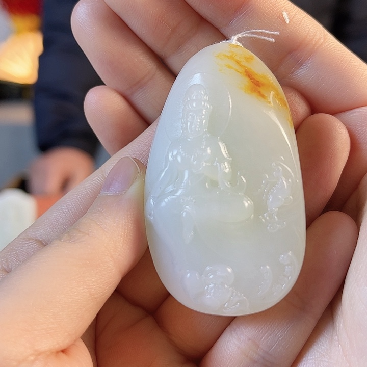 和田玉颈饰未镶嵌