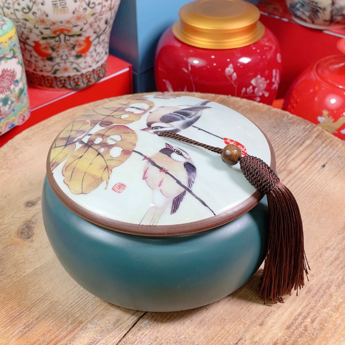 【闪购商品】罐陶瓷茶叶罐密封罐