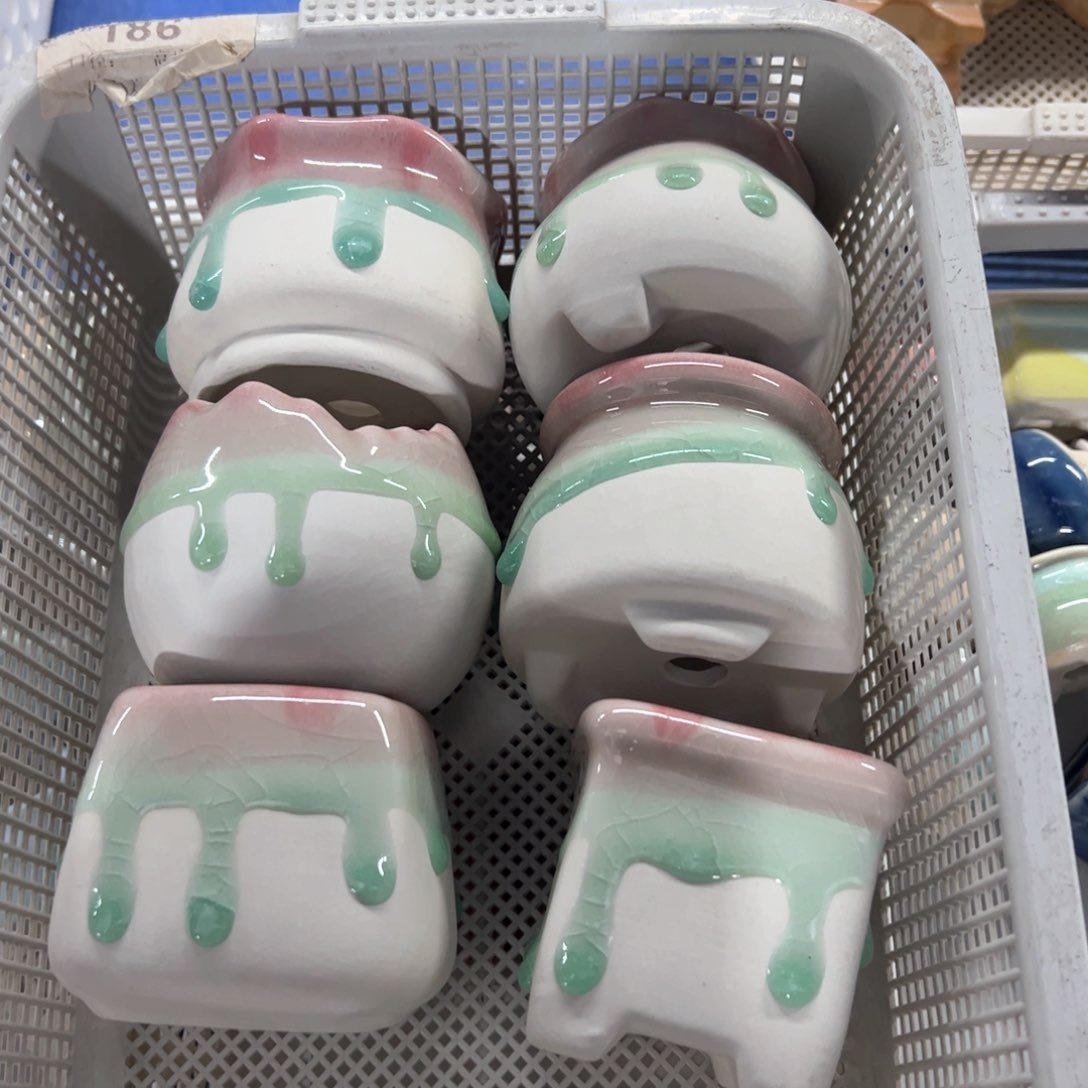 陶瓷多肉小花盆@@186