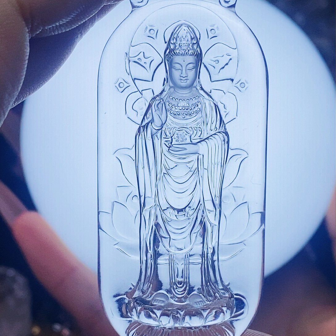 水晶颈饰未镶嵌7***生吊坠