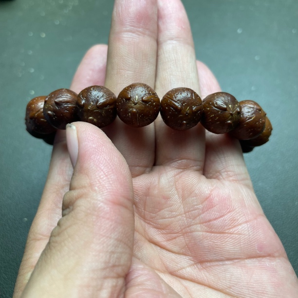 13尺寸经典小尺寸紫金鼠原皮原生态手串