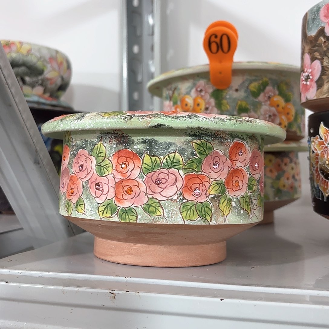 紫砂花盆手工花盆默认微瑕13/8