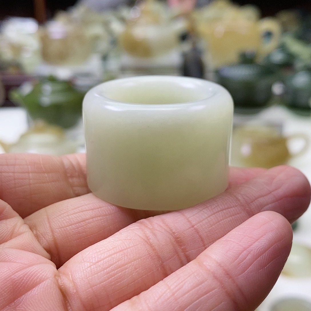 和田玉扳指未镶嵌高*胜